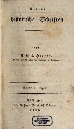 Versuch einer Entwickelung der Folgen der Kreuzzüge für Europa : eine vom Nationalinstitut von Frankreich gekrönte Preisschrift