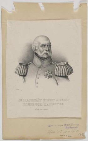 Bildnis des Königs Ernst August von Hannover