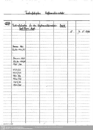 Taschenfahrplan