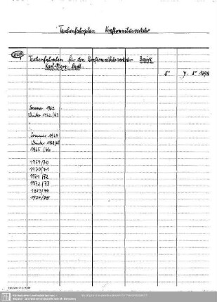 Taschenfahrplan