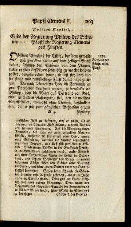 Drittes Kapitel. Ende der Regierung Philipp des Schönen ...
