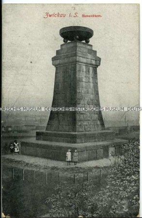 Der Bismarckturm auf dem Windeberg bei Zwickau