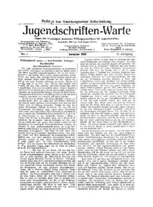 19: Jugendschriften-Warte - 19.1911