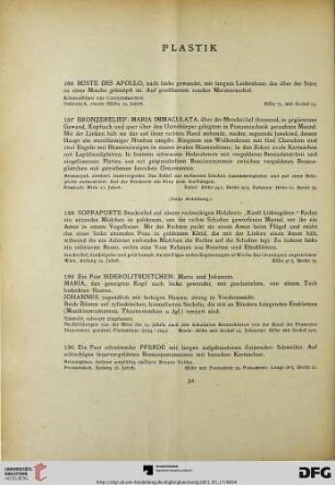 Plastik (Nr. 186-227)