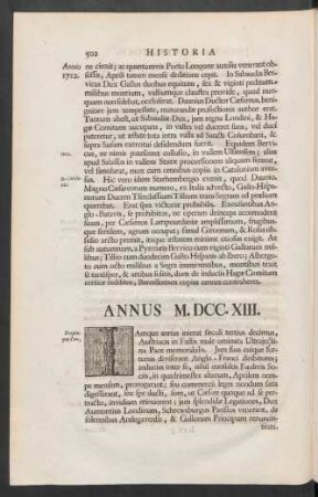 Annus M.DCC.XIII.
