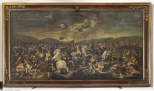 Die Schlacht Konstantins gegen Maxentius an der Milvischen Brücke
