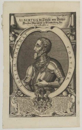 Bildnis des Albertus, der Eltiste, Marggrav zu Brandenburg