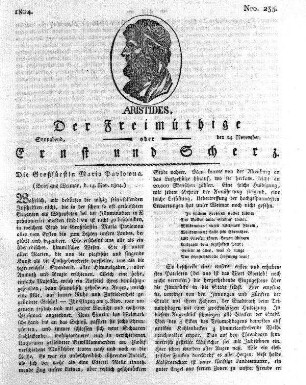 Nro. 235., Sonnabend den 24. November