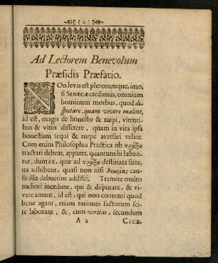 1-14, Quaestiones Aliquot Ex Philosophia Practica Delibans