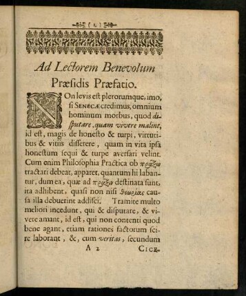 1-14, Quaestiones Aliquot Ex Philosophia Practica Delibans