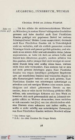 Augsburg, Innsbruck, Weimar