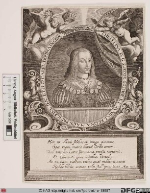 Bildnis Christina, Königin von Schweden (reg. 1632(44)-54)