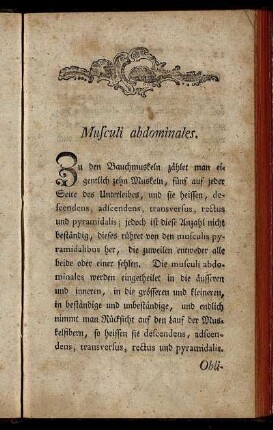 [Johann Gottlieb Walters Myologisches Hand-Buch zum Gebrauch dererjenigen, die sich in der Zergliederungs-Kunst üben auf dem Anatomischen Theater in Berlin.]