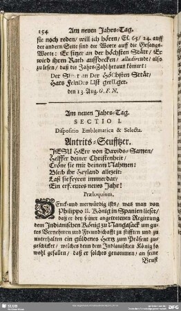 Am neuen Jahrs-Tag