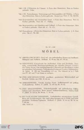 Möbel (Nr. 47-146)