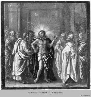 Weltgericht und Christus-Zyklus : Christus und der ungläubige Thomas