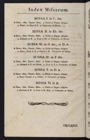 Index Missarum