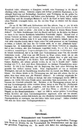 45-49, Willensfreiheit und Verantwortlichkeit