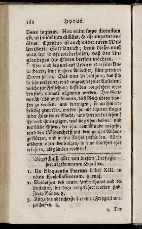 Verzeichniß aller von diesem Verfasser herausgekommenen Schriften.