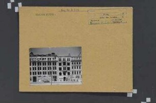 Straßenansicht. Berlin, Mitte, Unter den Linden 31-33