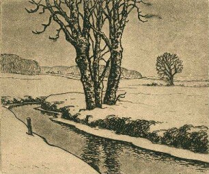 An der Kossau im Winter