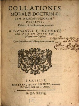 Collationes moralis Doctrinae cum Iuris Consultorum decretis