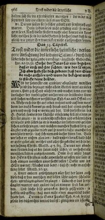 Das 54. Capitel. Trost wider die innerliche, heimliche, verborgene Anfechtung des leidigen Satans, [...].