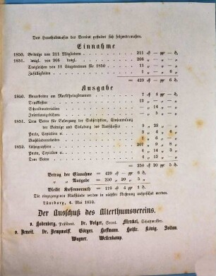 Bericht des Alterthumsvereins in Lüneburg, 2. 1852