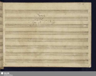 Suonata del Sigre S. L.Weiss. A.#. [Suite A-Dur]