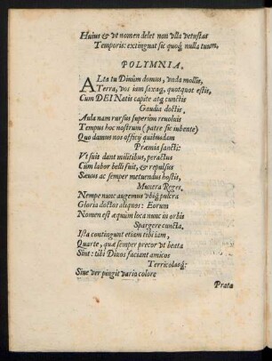 Polymnia.