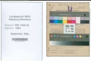 Entnazifizierung Willy Kesternich , geb. 06.08.1900 (Beamter)