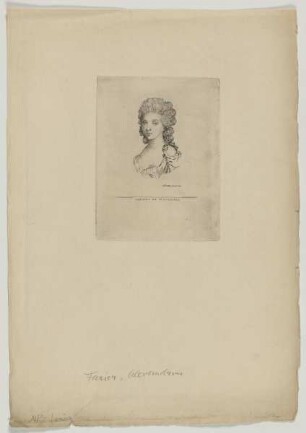 Bildnis der Alexandrine Louise Fanier