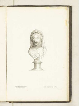 Buste antique de marbre, de Ceres. Au Palais des Thuilleries.