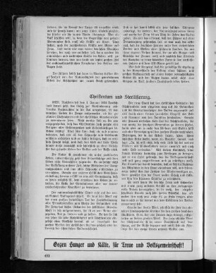 Christentum und Sterilisierung