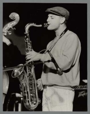 Pietro Tonolo : Portrait des Saxophonisten Pietro Tonolo beim 26. Jazz Jamboree Warschau 1984