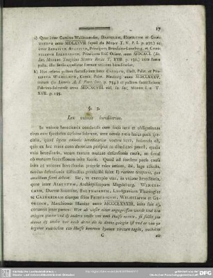 §. 3. Lex unionis hereditariae