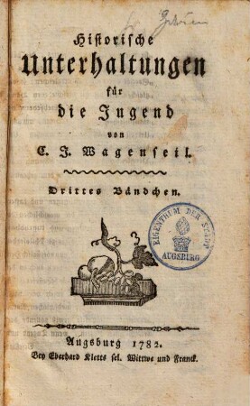 Historische Unterhaltungen für die Jugend, 3