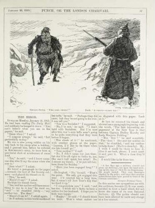 German sentry. "Who goes there?" Turk. "A friend - curse you!"