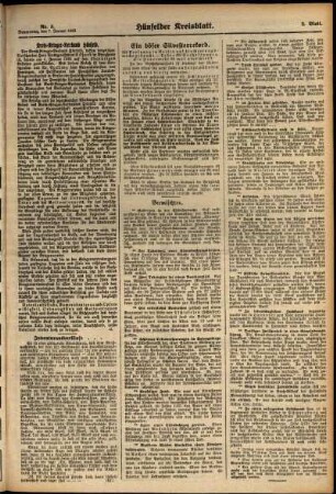 Zweite Ausgabe vom Donnerstag, den 07. Januar 1926.