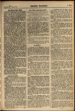 Zweite Ausgabe vom Donnerstag, den 07. Januar 1926.