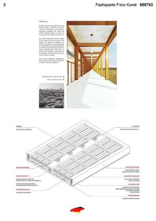 Transformation TXL - Vom Flugfeld zum Lebensraum Schinkelwettbewerb 2013: Perspektivische Ansicht, Erläuterungen, isometrische Darstellung