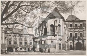 Schloss mit Hedwigskirche und Kavalierhaus in Brieg