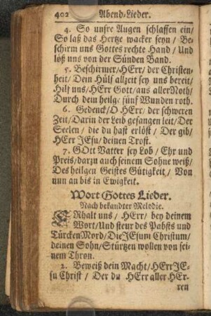 Wort Gottes Lieder.