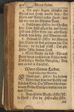 Wort Gottes Lieder.