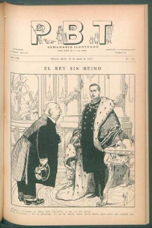 El rey sin reino - [Caricatura]