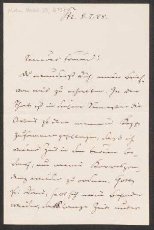 Brief an Heinrich von Herzogenberg : 08.07.1895