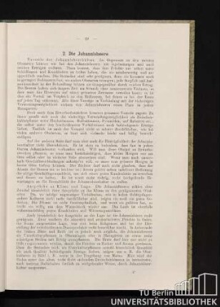 2. Die Johannisbeere.