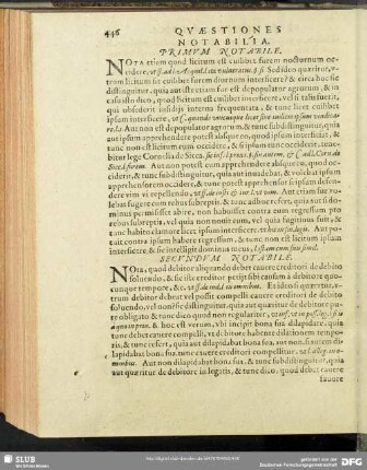 Quaestiones Notabilia