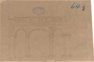 Schmidt, Heinrich von; Landau; Stiftskirche - Empore (Ansicht)