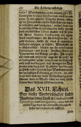 Das XVII. Capitel. - Das XIIX. Capitel.